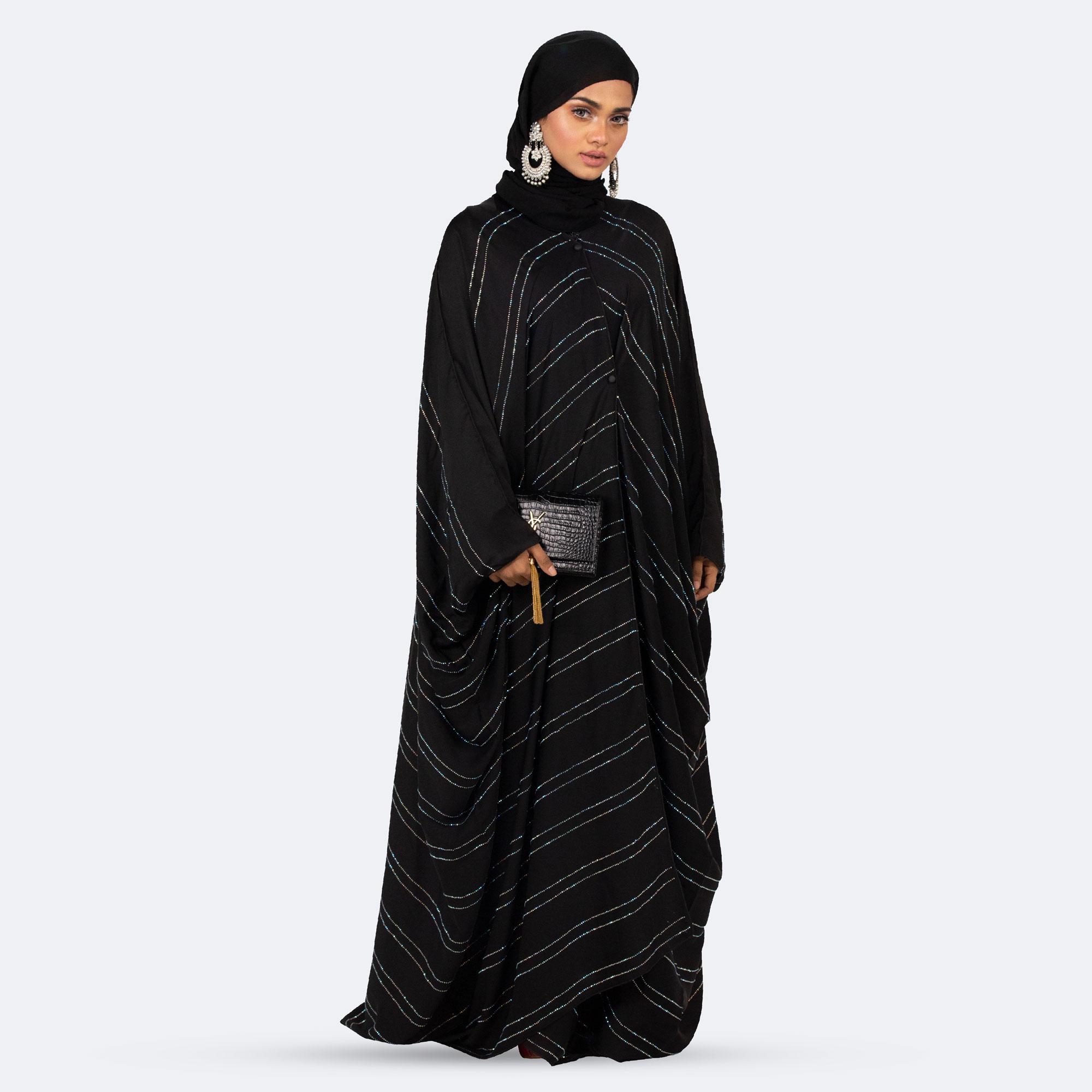 Loose Fit Black Abaya