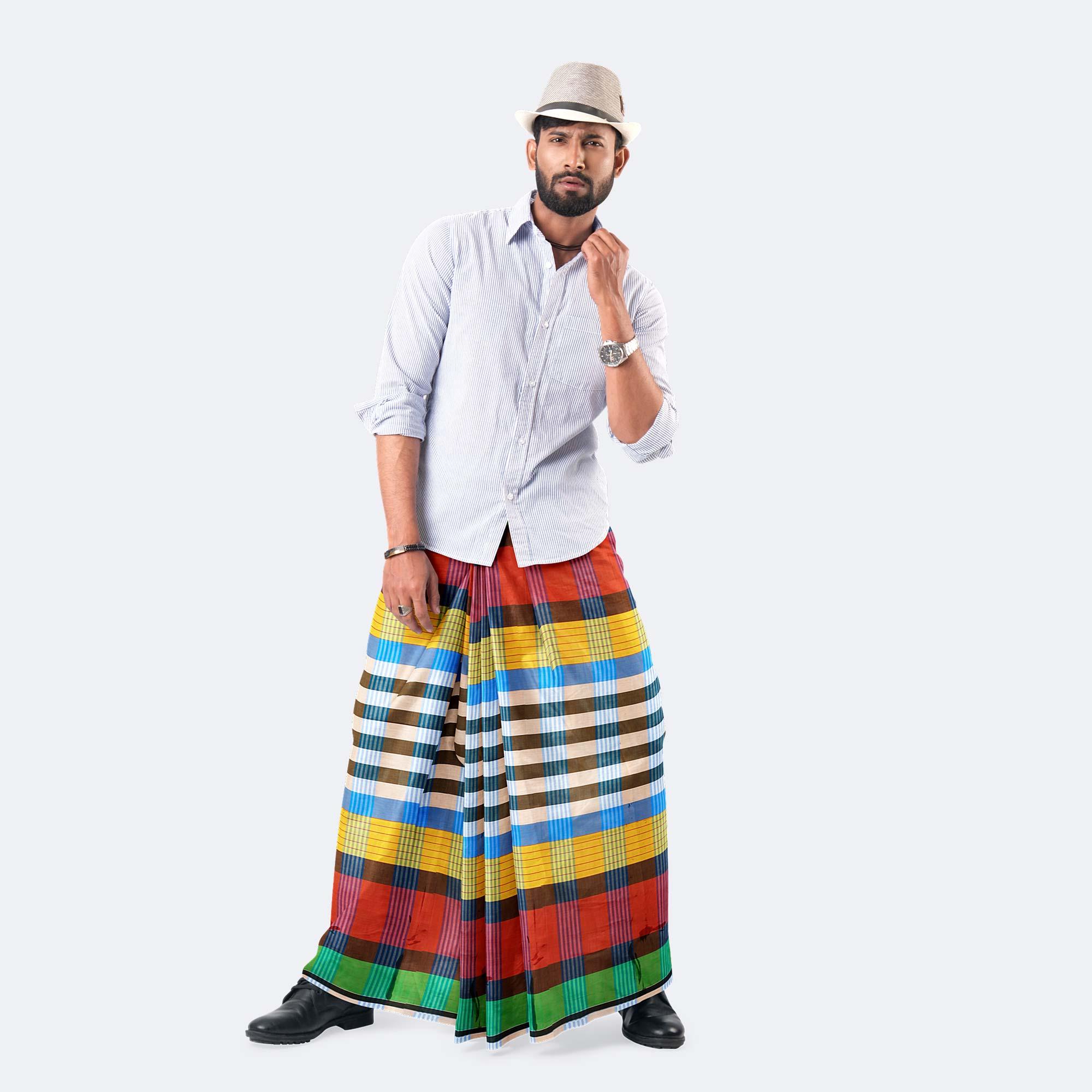 Classic Multicolor Check Lungi
