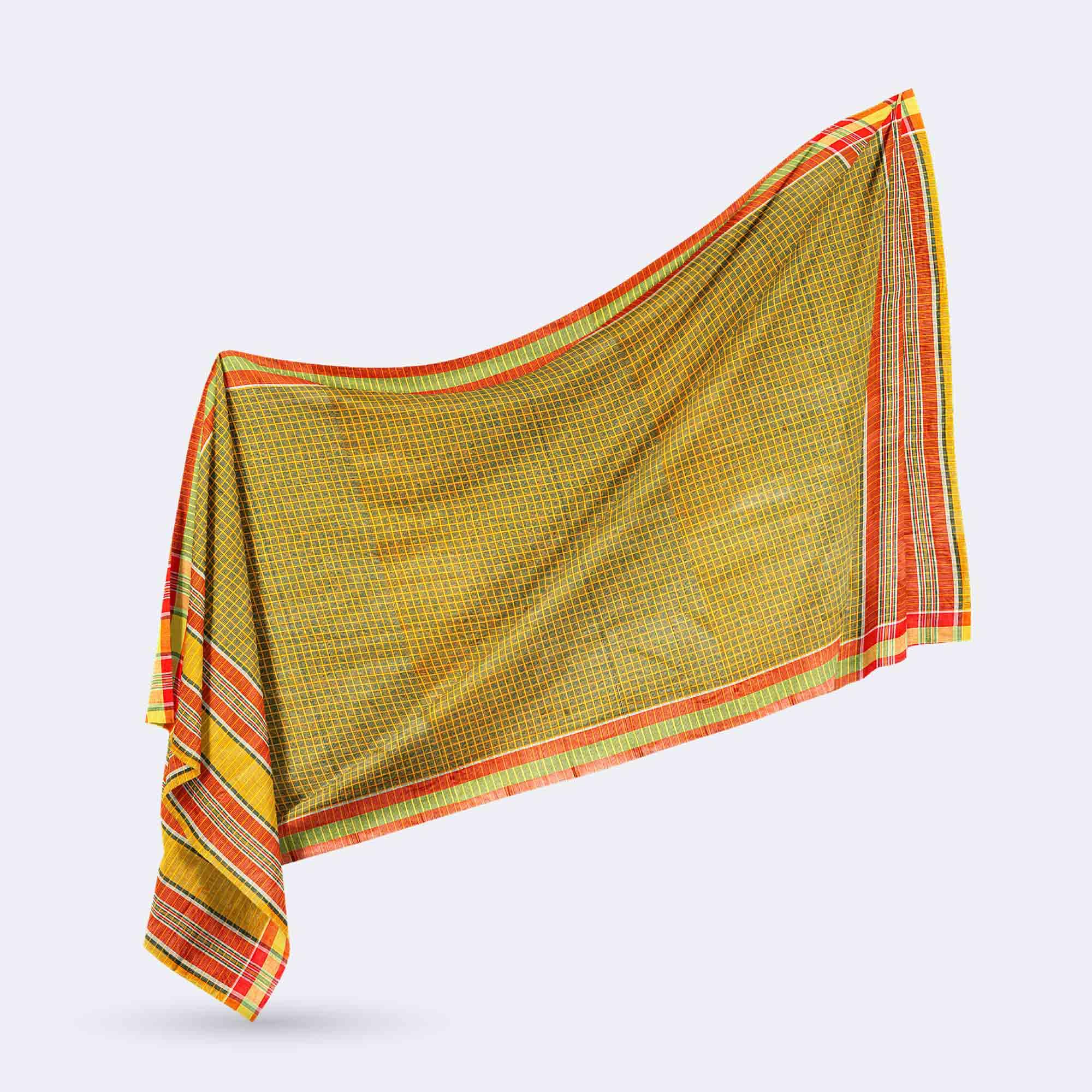 Yellow color Cotton Gamcha - Top Class