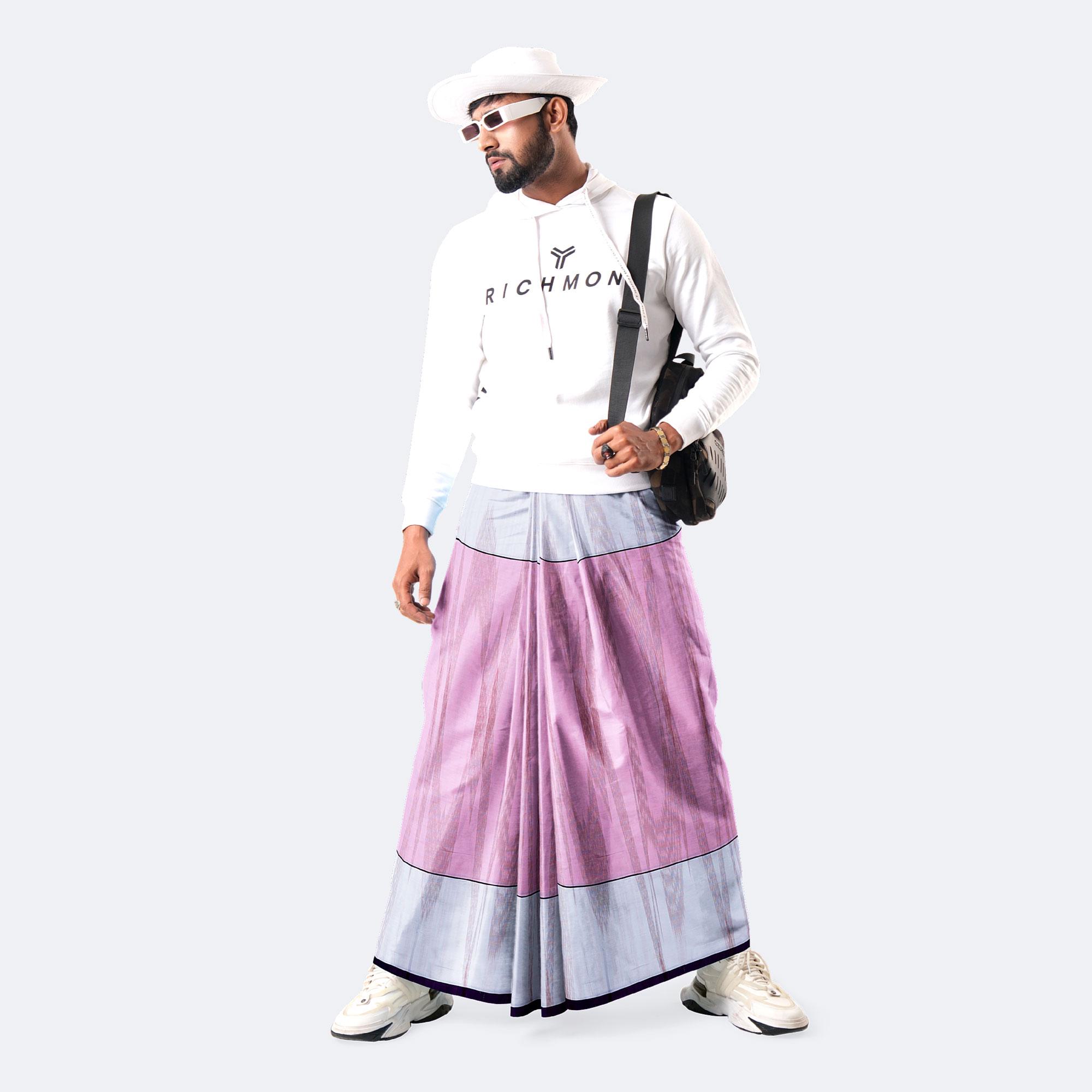 Rose Mist Lungi - Borno Mala