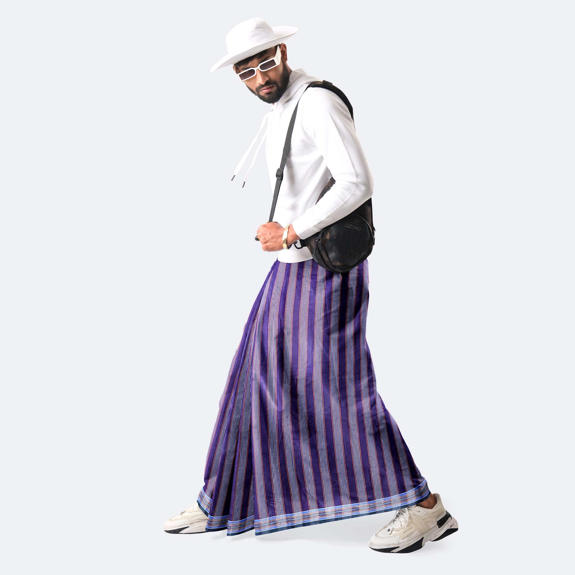 Purple Royal Lungi - Onuvob