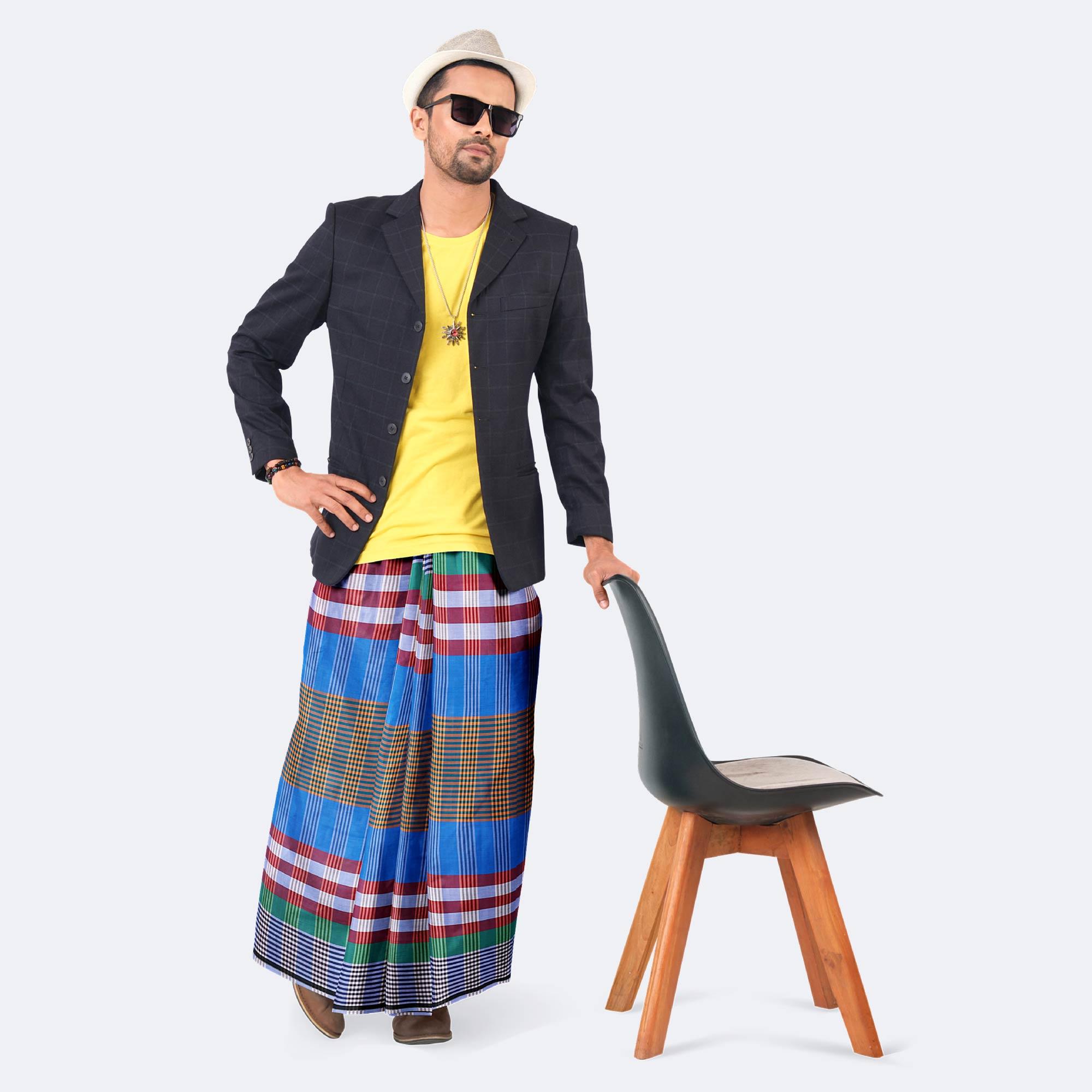 Men’s Stylish Elegant Cotton Lungi - Torongo