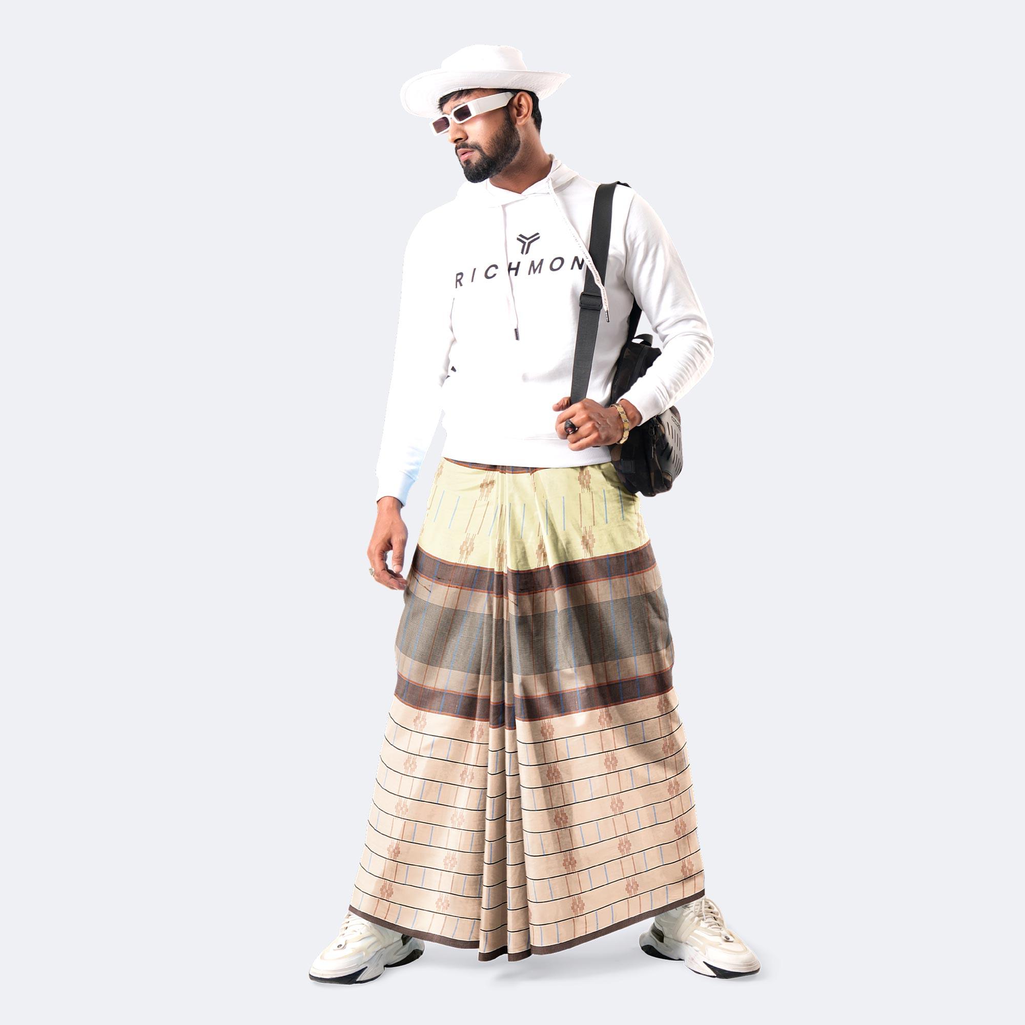 Sandstone Stripe Lungi - Beautiful | MIAH