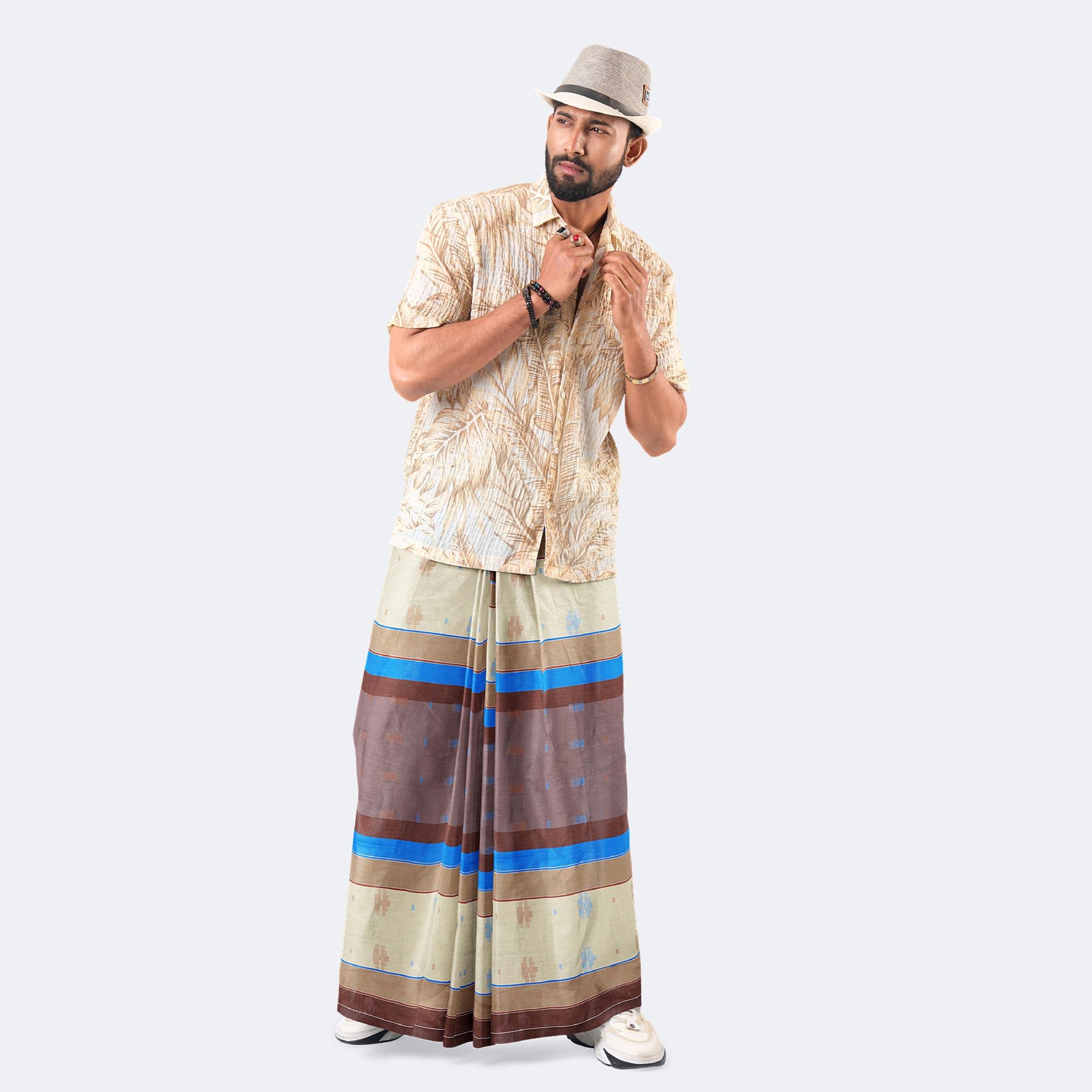 Premium Multicolor Stripe Lungi - Beautiful | MIAH