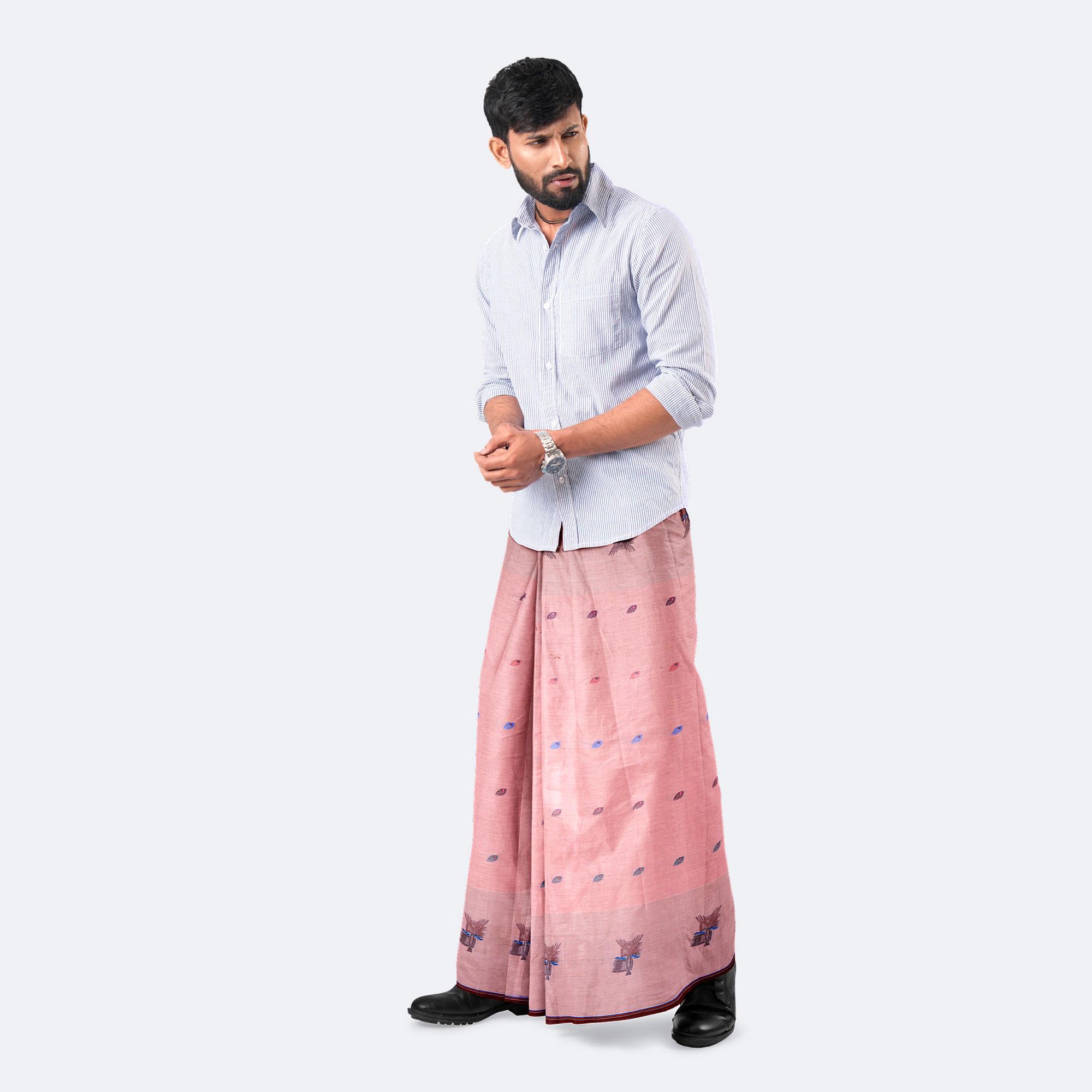Pink Breeze Lungi - Bektitto | MIAH