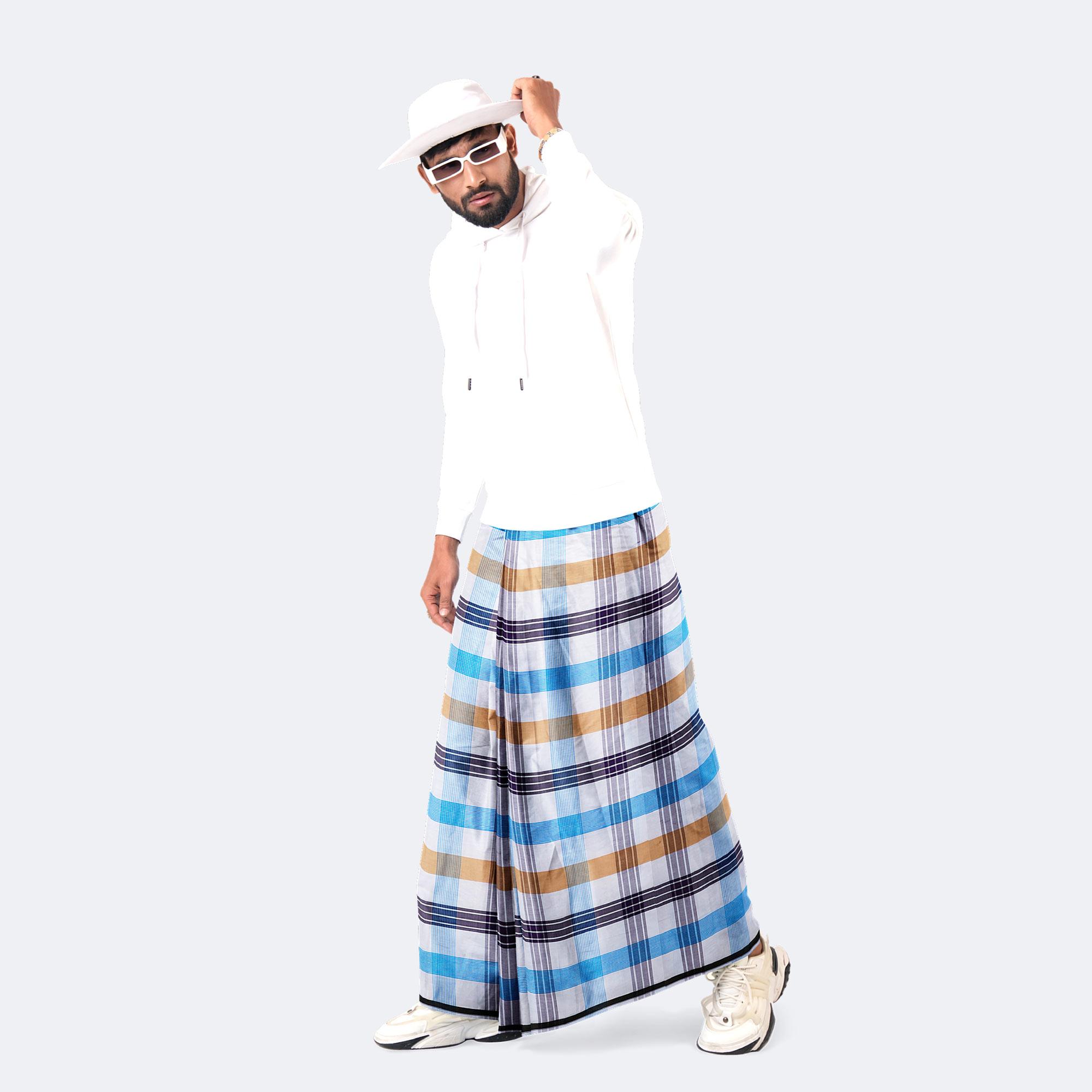 Multicolor Check Lungi - Showkhin | MIAH