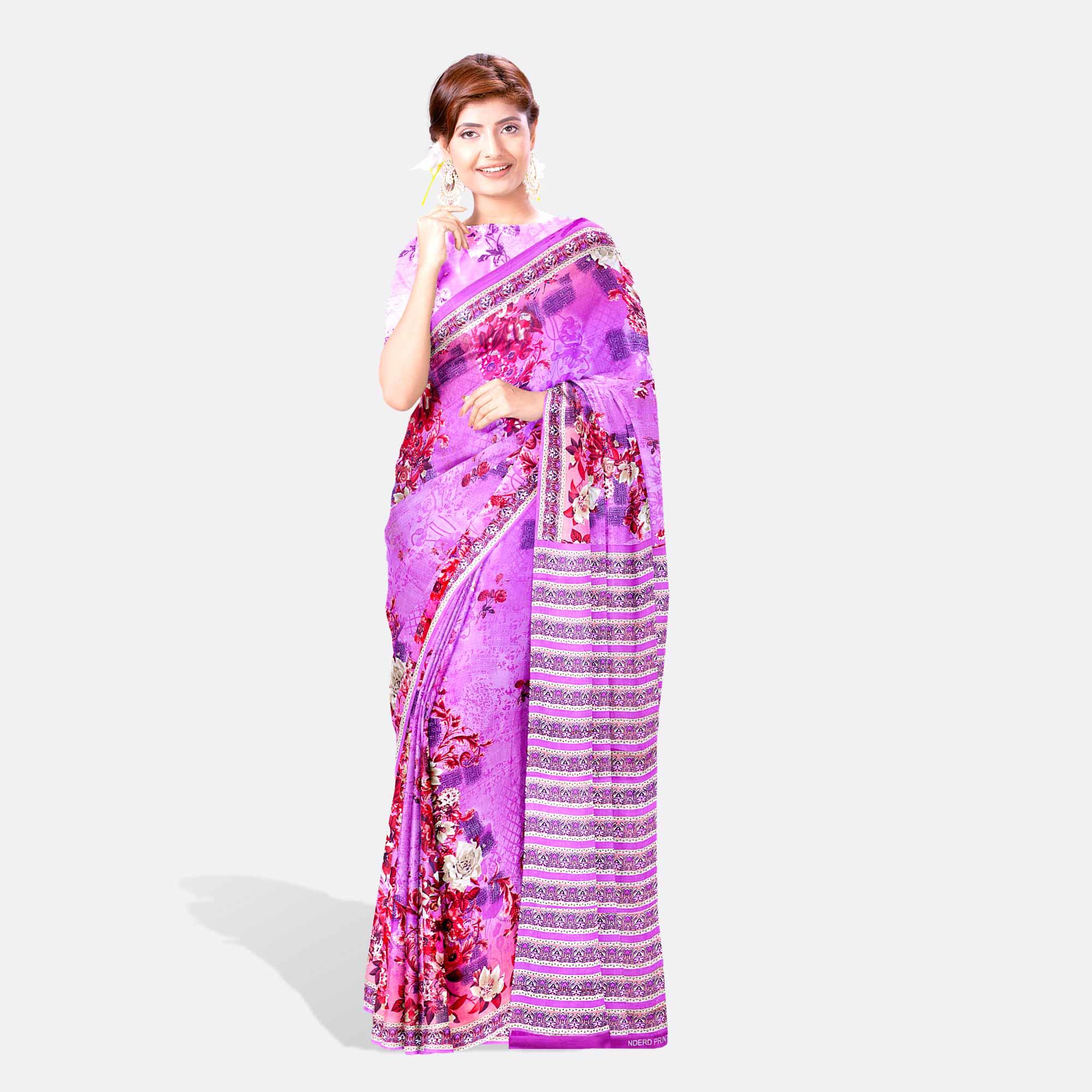 Print Saree
