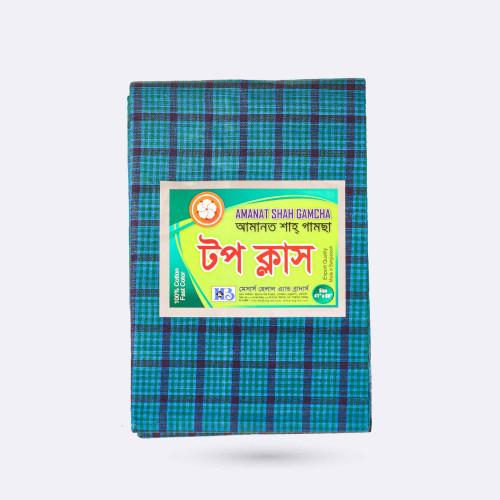  Blue color 100% Cotton Gamcha - Top Class