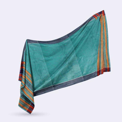 Aqua Green color Cotton Gamcha - Top Class