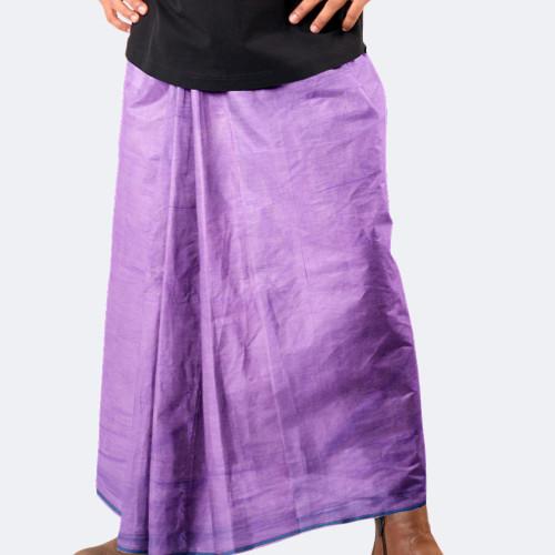 Orchid Violet Color Solid Lungi - Apurbo | MIAH