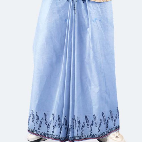 Sky Blue Color Solid Lungi - Bikkhato | MIAH
