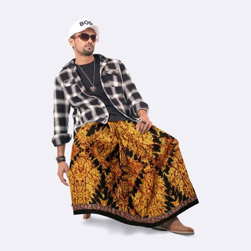 Men's Stylish Print & Batik Lungi - Modhumoti | MIAH