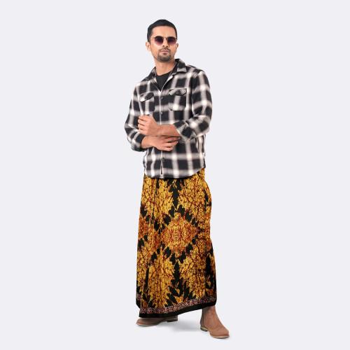 Men's Stylish Print & Batik Lungi - Modhumoti | MIAH