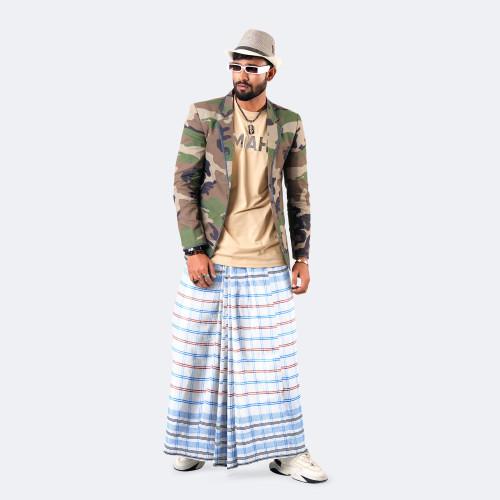 Classic Frame Juri Check Lungi -Onu  Mala