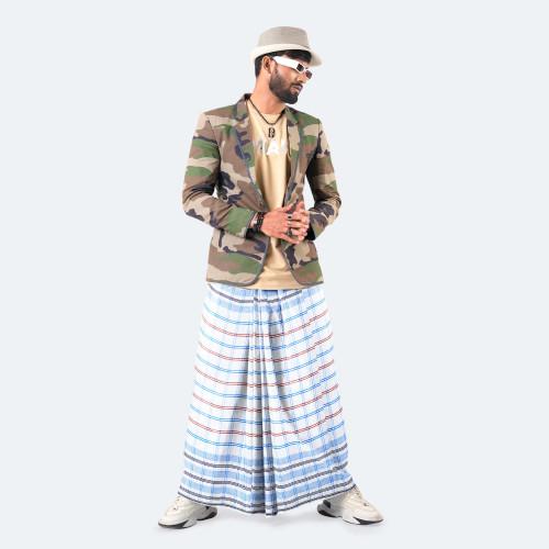 Classic Frame Juri Check Lungi -Onu  Mala