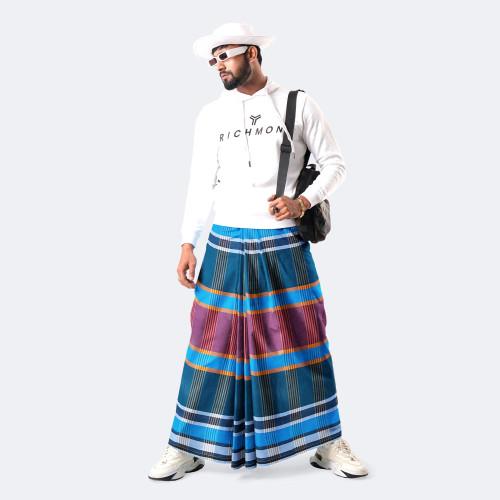 Men’s Soft Stripe Pattern Lungi - Torongo