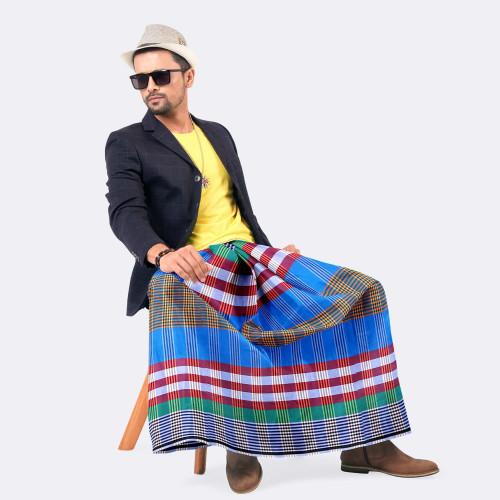 Men’s Stylish Elegant Cotton Lungi - Torongo