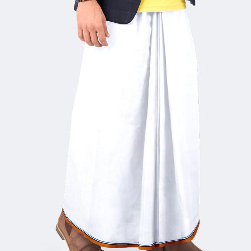 Stylish White Lungi - Saz Bilash | MIAH