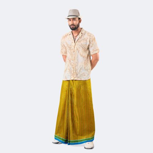 Men's Lungi Stripe & Check - Premium Cotton - Showkhin