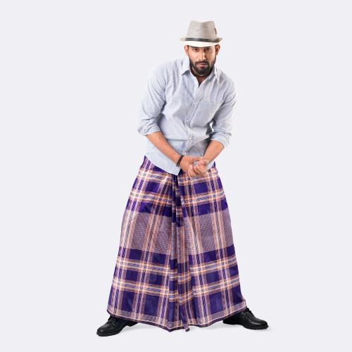 Men’s Traditional Lungi (100% Cotton) - Ullash