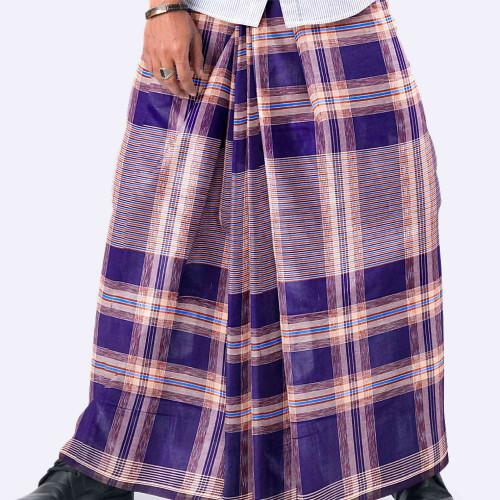 Men’s Traditional Lungi (100% Cotton) - Ullash