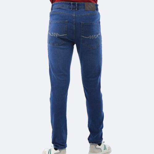 Tapered Fit Blue Jeans