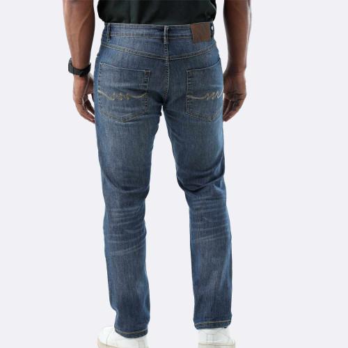 Straight Fit Blue Jeans