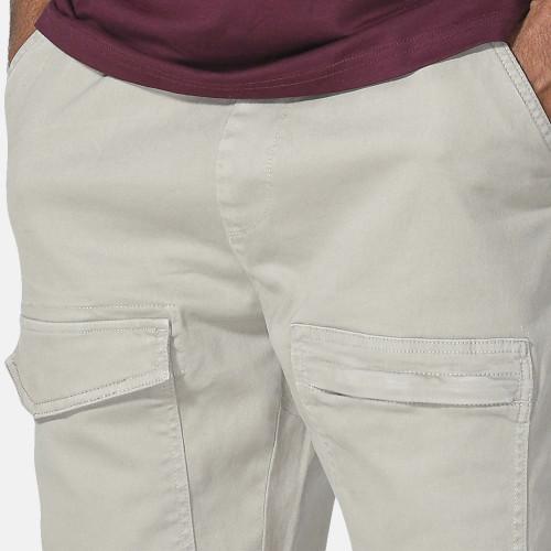 Grey Cargo Joggers