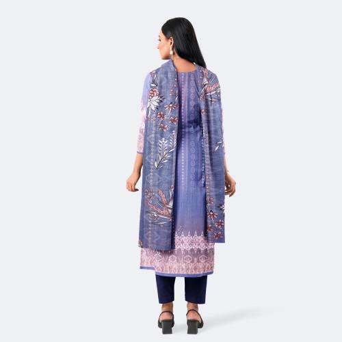 lavender purple Premium Cotton Salwar Kameez Digital Print