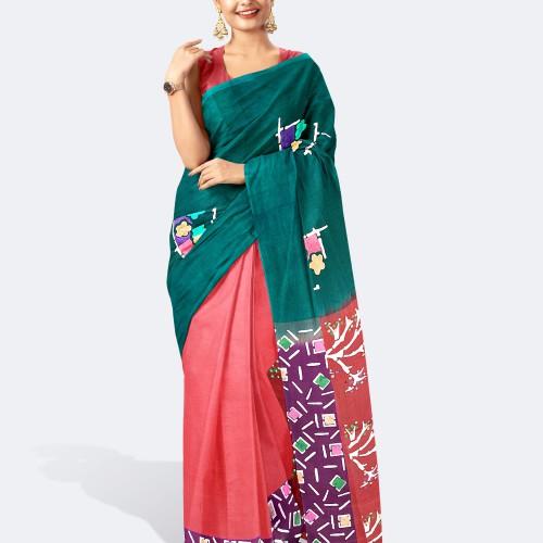 Standard Hand Painted Sharee