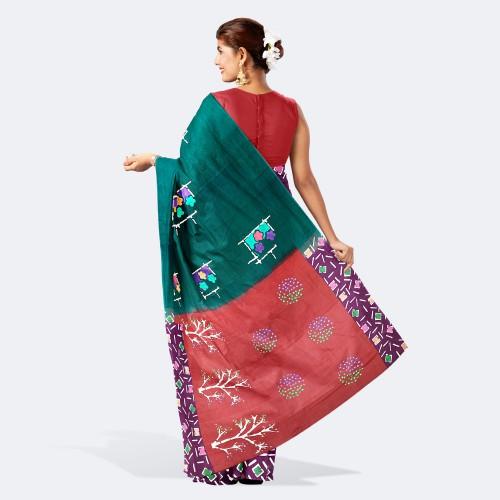 Standard Hand Painted Sharee