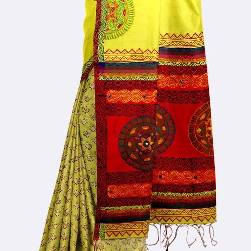 Half Silk Saree