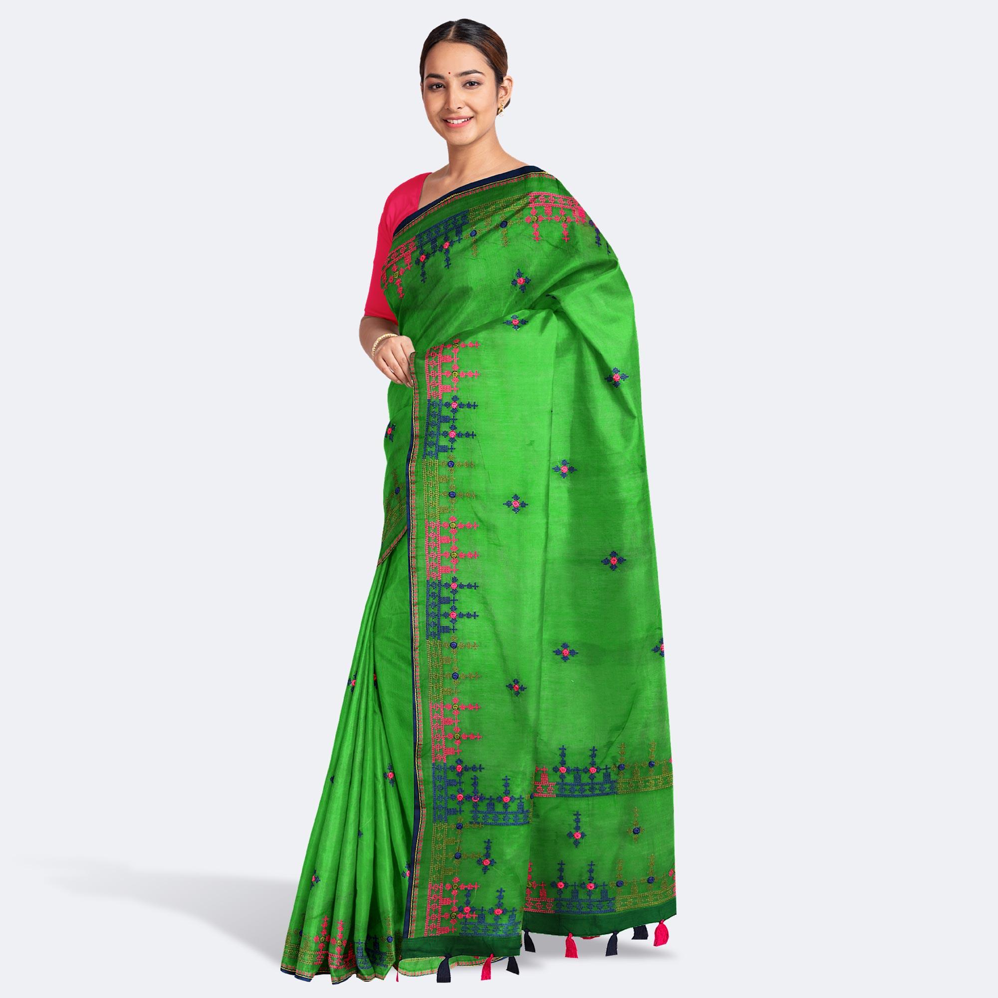 Half Silk Saree
